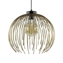 Clearance Straluma Hanglamp Nest matgoud/zwart