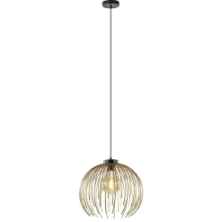 Clearance Straluma Hanglamp Nest matgoud/zwart