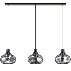 Best Straluma Hanglamp Onion 3L draad zwart