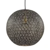 Sale Straluma Hanglamp Oronero bol zwart/goud 40cm