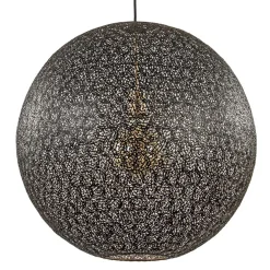 Shop Straluma Hanglamp Oronero bol zwart/goud 60cm