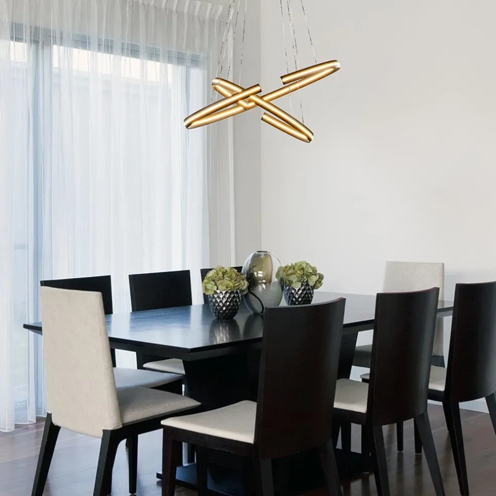Shop Straluma Hanglamp ovaal dubbel zwart