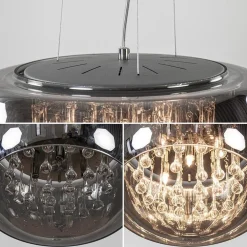 Best Sale Straluma Hanglamp Pearl Raindrops smokey glas