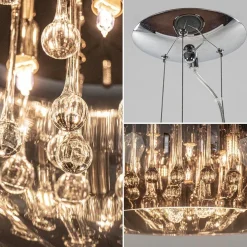 Best Sale Straluma Hanglamp Pearl Raindrops smokey glas