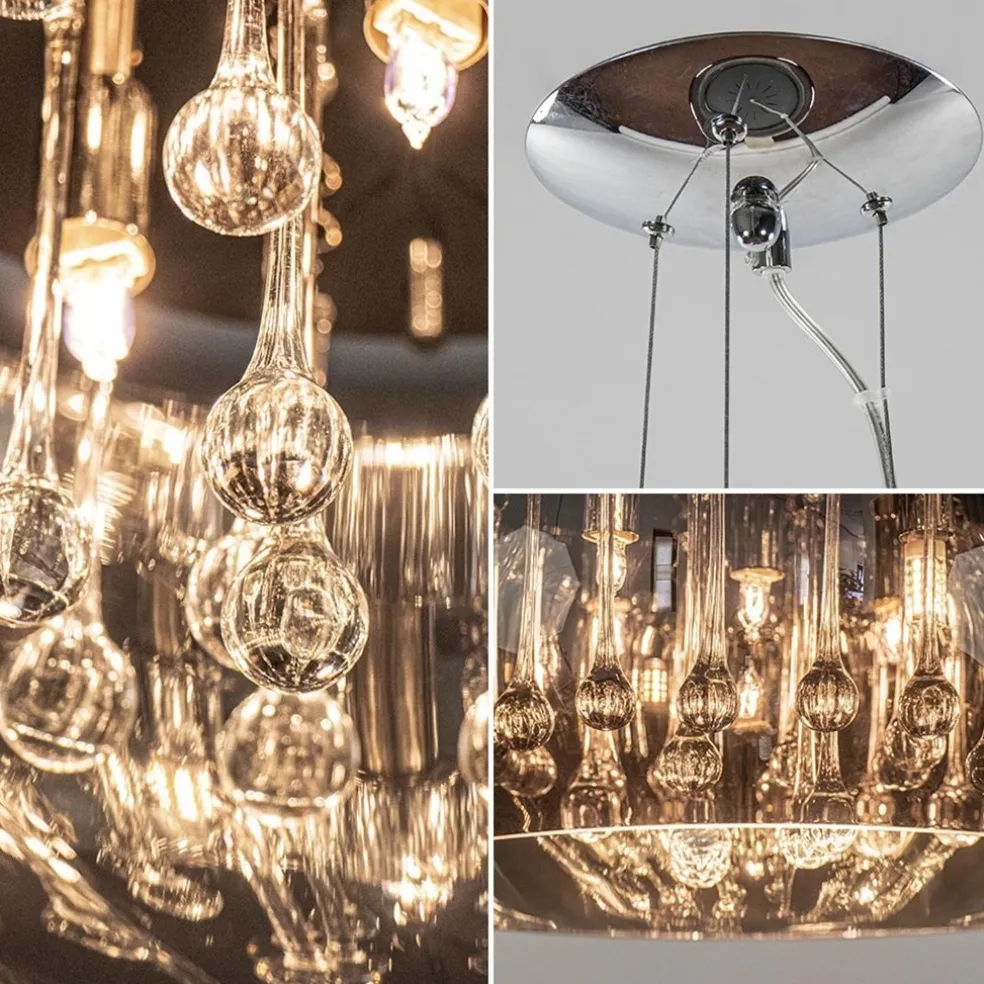 Best Sale Straluma Hanglamp Pearl Raindrops smokey glas