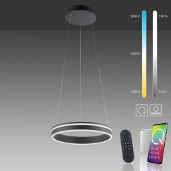Flash Sale Straluma Hanglamp Q-Vito 40 zwart + afst.bed.CCT