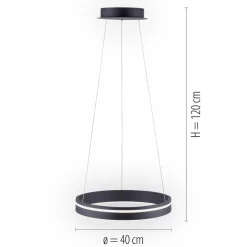 Flash Sale Straluma Hanglamp Q-Vito 40 zwart + afst.bed.CCT