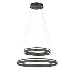 Clearance Straluma Hanglamp Q-Vito dubbel zwart + remote cct