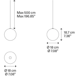 Discount Straluma Hanglamp Random Solo Clear 18cm