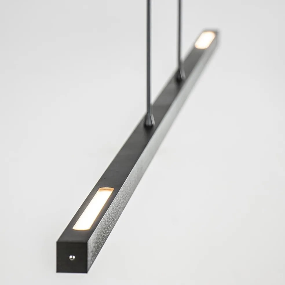 Sale Straluma Hanglamp Real zwart up+down 2xpush dtw