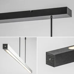 Sale Straluma Hanglamp Real zwart up+down 2xpush dtw
