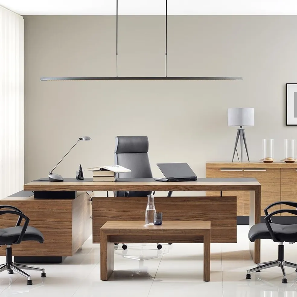 Sale Straluma Hanglamp Real zwart up+down 2xpush dtw