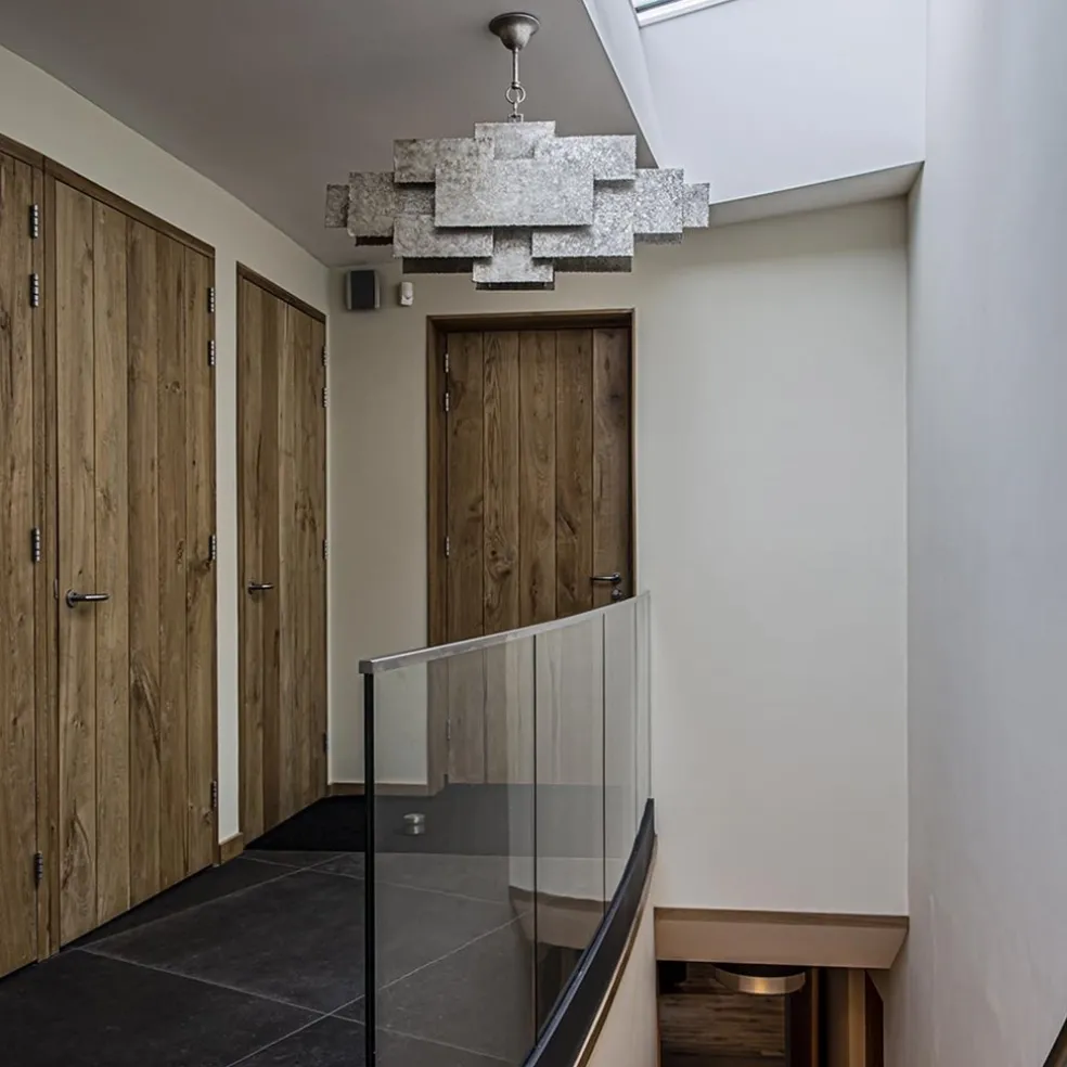 New Straluma Hanglamp rechthoek speels antiek zilver