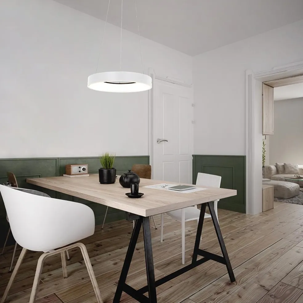 Hot Straluma Hanglamp Ringlede wit 48cm