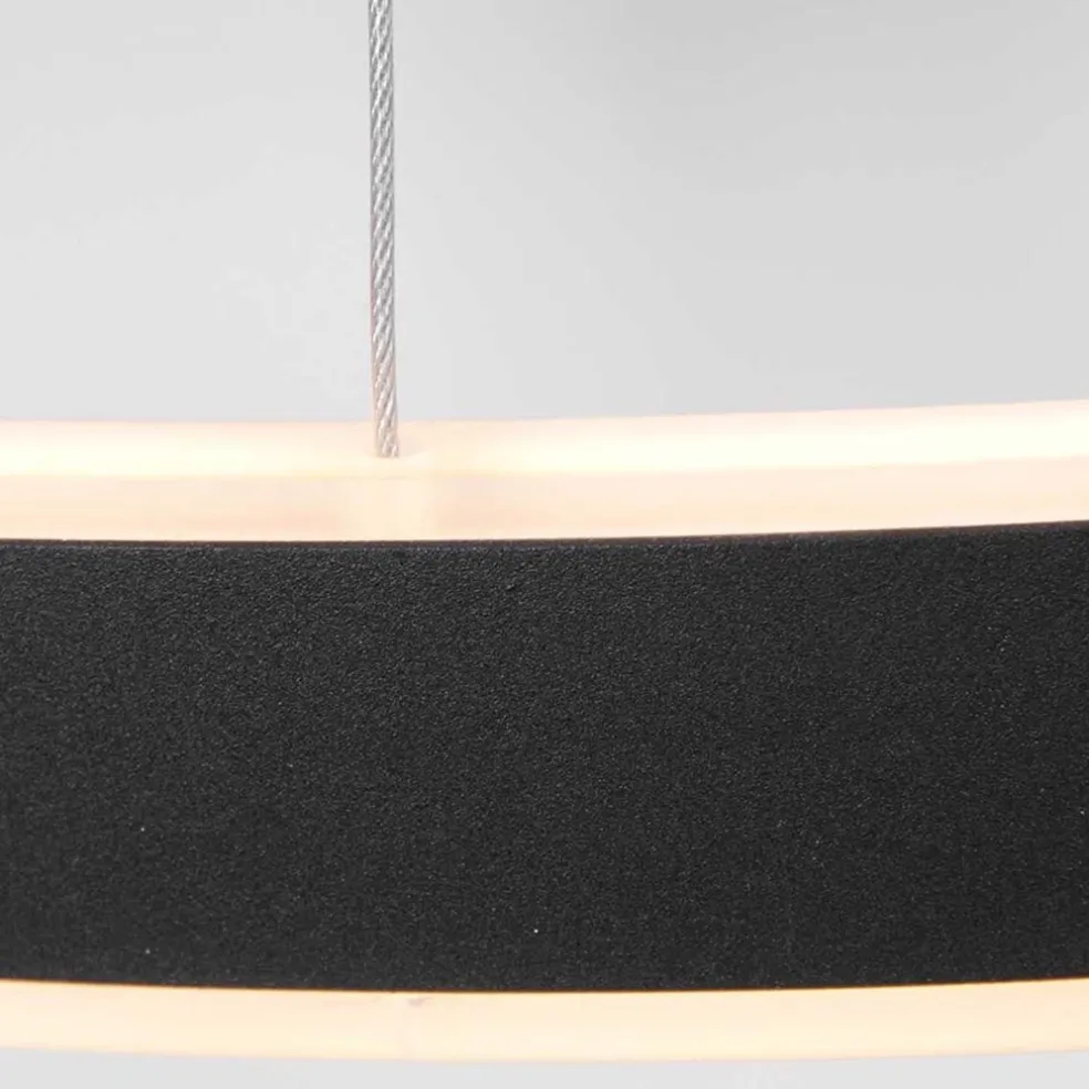 Discount Straluma Hanglamp Ringlux zwart