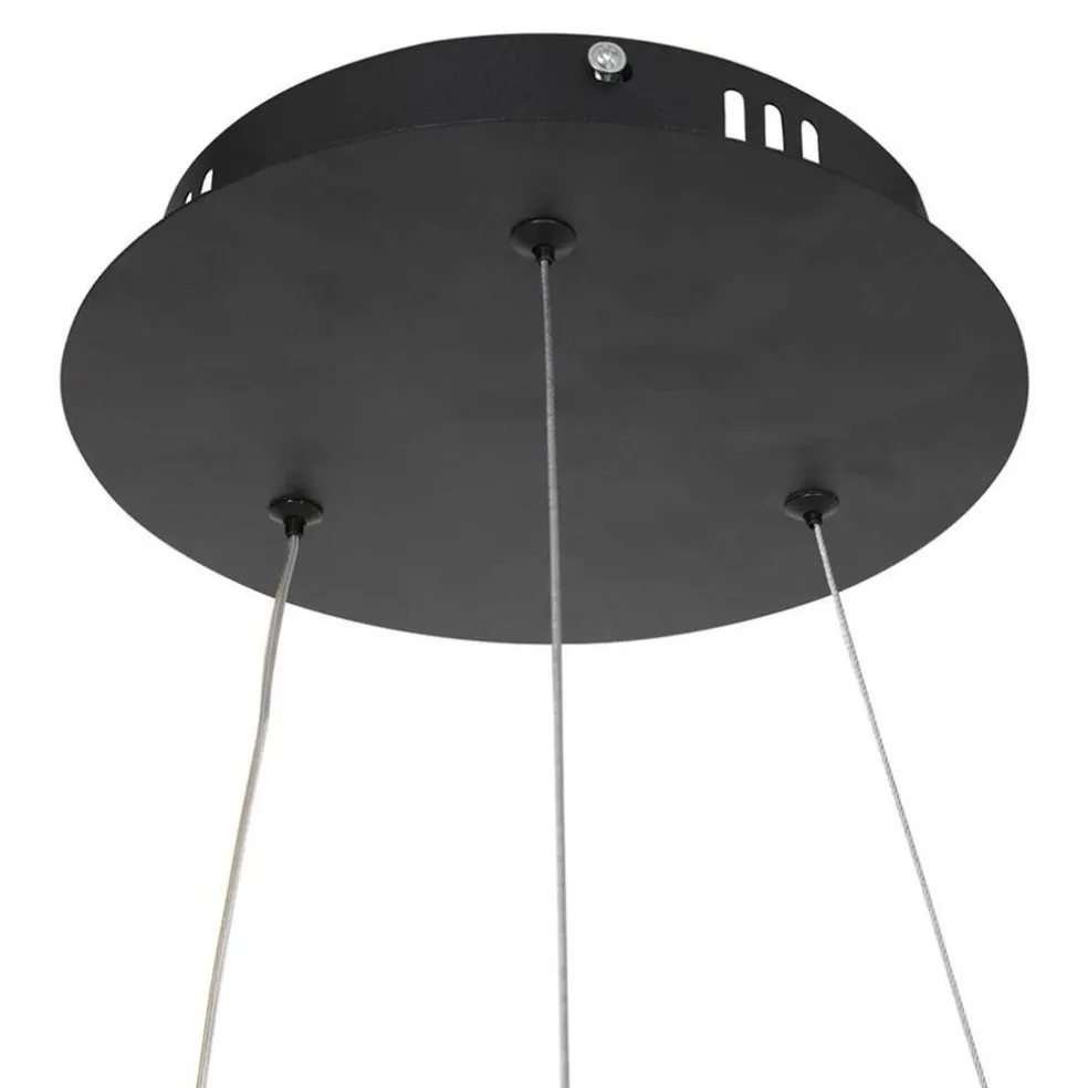 Discount Straluma Hanglamp Ringlux zwart