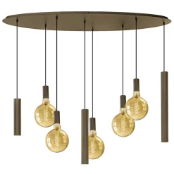 Online Straluma Hanglamp Riva ovaal 8L platinum