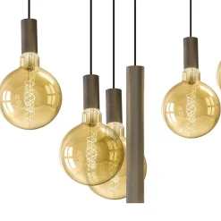 Online Straluma Hanglamp Riva ovaal 8L platinum