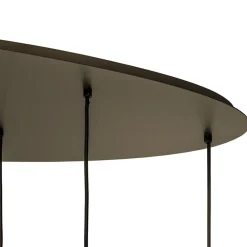 Online Straluma Hanglamp Riva ovaal 8L platinum