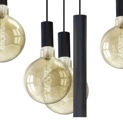 Store Straluma Hanglamp Riva ovaal 8L zwart