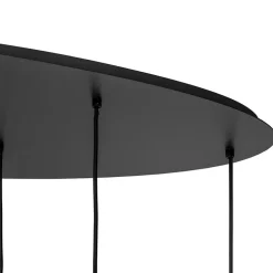 Store Straluma Hanglamp Riva ovaal 8L zwart