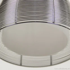 Outlet Straluma Hanglamp rond 3-lichts alu draad/glas