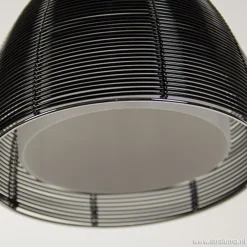 Best Sale Straluma Hanglamp rond 3-lichts zwart draad/glas