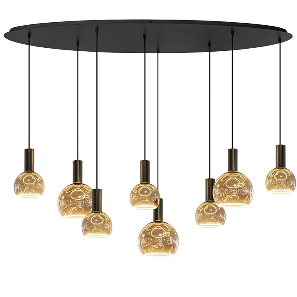Best Straluma Hanglamp Segula 8L ovaal zwart