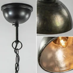 Hot Straluma Hanglamp Shelly industrieel bruin/hout