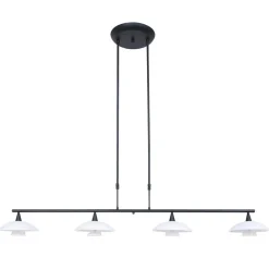 Sale Straluma Hanglamp Sovereign 4l zwart met dimmer