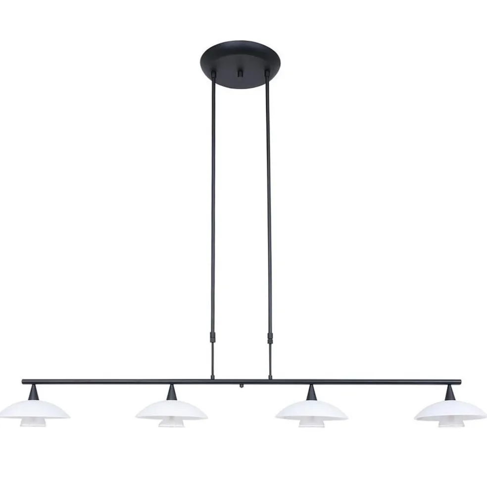 Sale Straluma Hanglamp Sovereign 4l zwart met dimmer