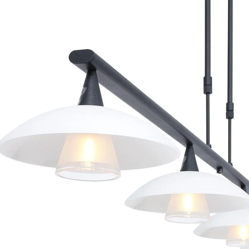 Sale Straluma Hanglamp Sovereign 4l zwart met dimmer