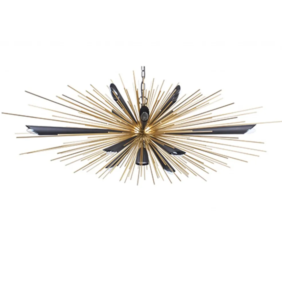 Hot Straluma Hanglamp sprieten zwart/goud