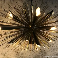 Hot Straluma Hanglamp sprieten zwart/goud