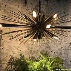 Hot Straluma Hanglamp sprieten zwart/goud