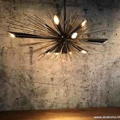 Hot Straluma Hanglamp sprieten zwart/goud