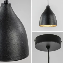 Clearance Straluma Hanglamp Sumero zwart/goud