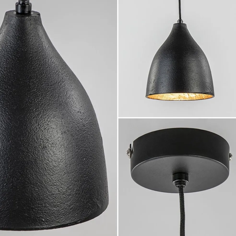 Clearance Straluma Hanglamp Sumero zwart/goud