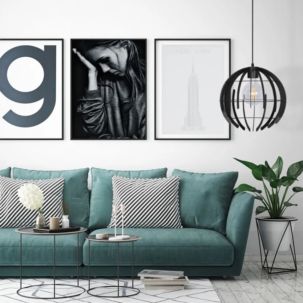 Clearance Straluma Hanglamp Terra 35cm zwart
