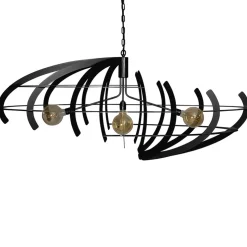 Shop Straluma Hanglamp Terra ovaal zwart
