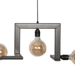 Clearance Straluma Hanglamp Tortona 7l 210 zwartstaal/koper