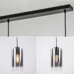Flash Sale Straluma Hanglamp Ventotto 3l zwart/smoke glas