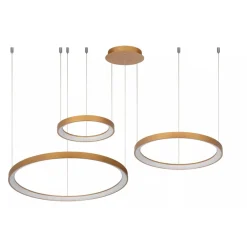 Hot Straluma Hanglamp Vidal 3 ringen matgoud