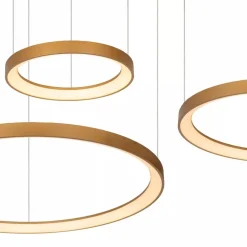 Hot Straluma Hanglamp Vidal 3 ringen matgoud