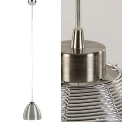 New Straluma Hanglamp Whires alu/wit