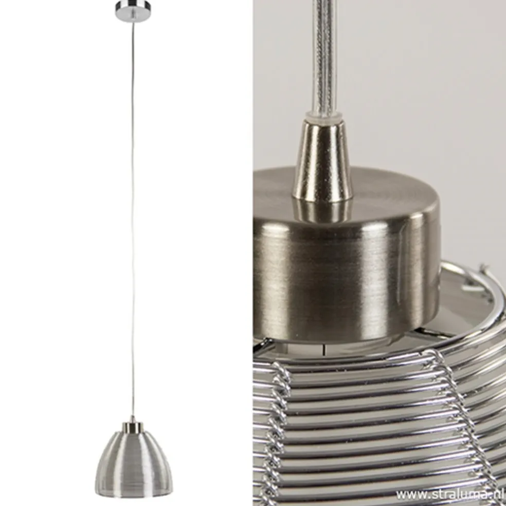 New Straluma Hanglamp Whires alu/wit