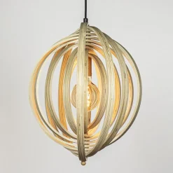 Online Straluma Hanglamp Woody 44 hout naturel