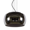 Shop Straluma Hanglamp zwart + smoke glas 40cm