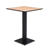 Store Straluma Horeca Bartafel vierkant 80x80 zwart met eiken