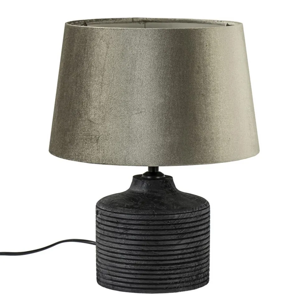 Flash Sale Straluma Houten lampvoet Paolu zwart exclusief kap